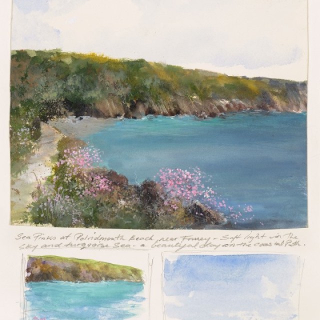 Sketchbook in Oils Newlyn 79