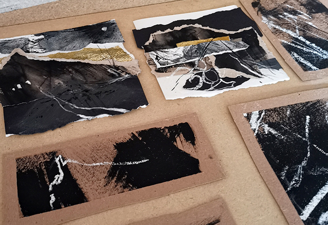 Kari Herbert landscape sketches